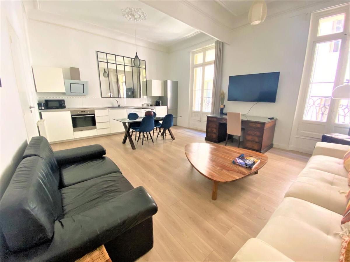 Sur Le Vieux Port: T3 De 80M2, Chic Et Confortable Marseille Exteriör bild